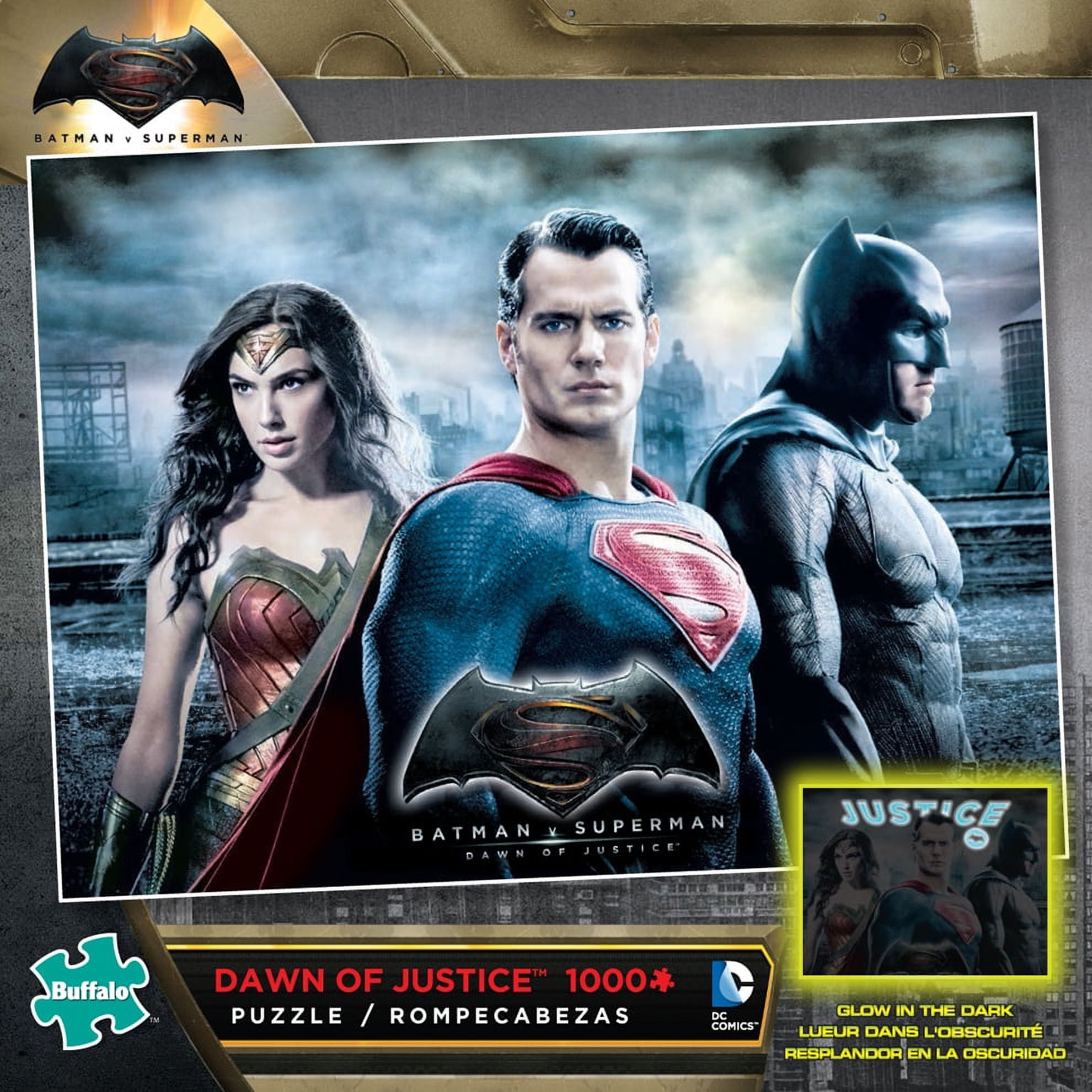 Buffalo Games 1000 Piece Puzzle Batman vs Superman Dawn of Justice