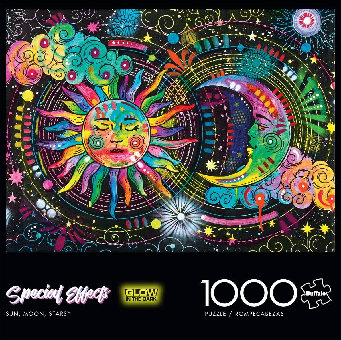 Buffalo Games 1000-Piece Special Effects Sun, Moon, Stars Jigsaw Puzzle