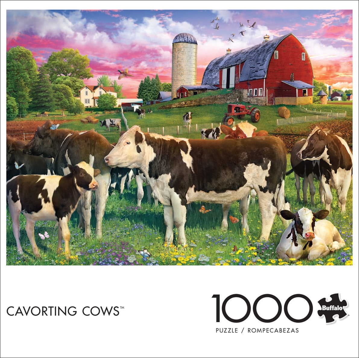 Buffalo Games - Terry Redlin - Cavorting Cows - 1000 Piece Jigsaw ...