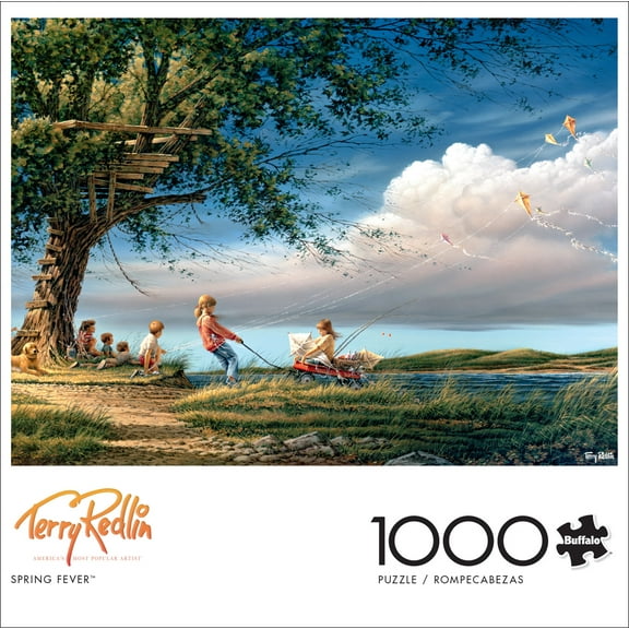 Buffalo Games 1000-Piece Terry Redlin Spring Fever Interlocking Jigsaw Puzzle