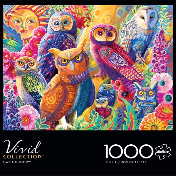 Buffalo Games - Vivid Collection - Owl Autonomy - 1000 Piece