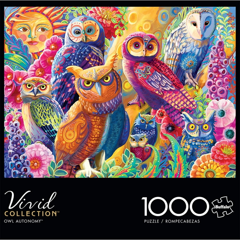 Buffalo Games - Vivid Collection - Owl Autonomy - 1000 Piece