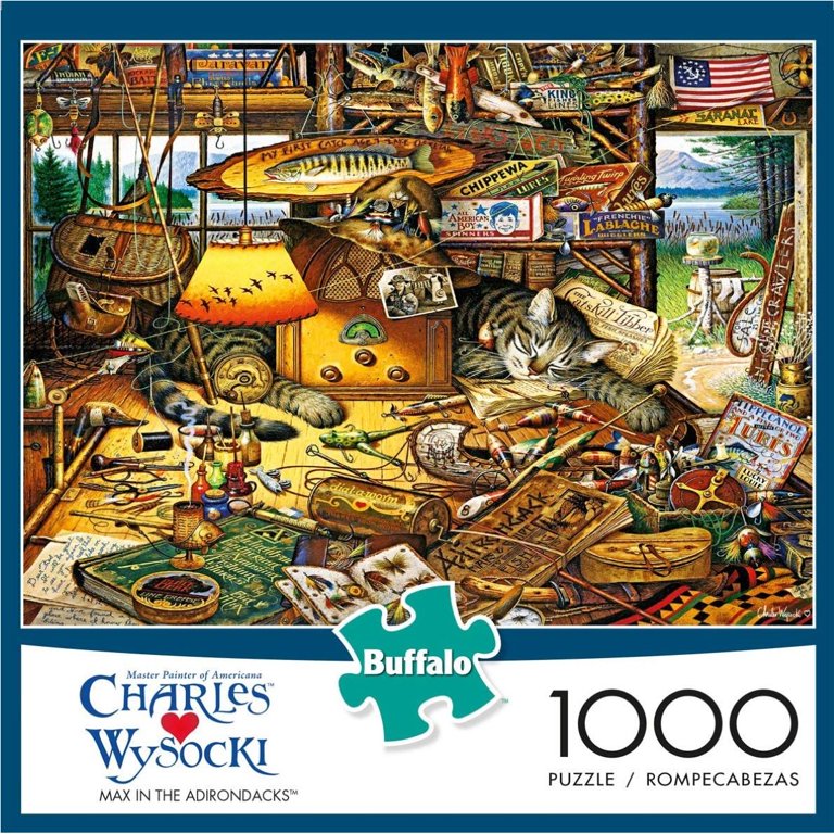 Buffalo Games 1000pc Jigsaw Puzzle, Charles Wysocki, Max In The