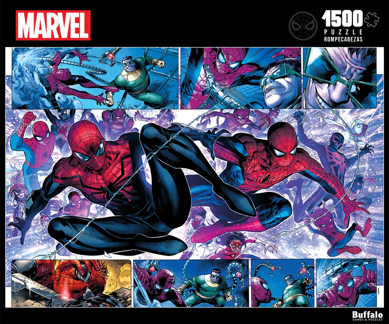 Buffalo Games 1500-Piece Marvel The Clone Conspiracy Interlocking Jigsaw Puzzle for Adults Ages 14+