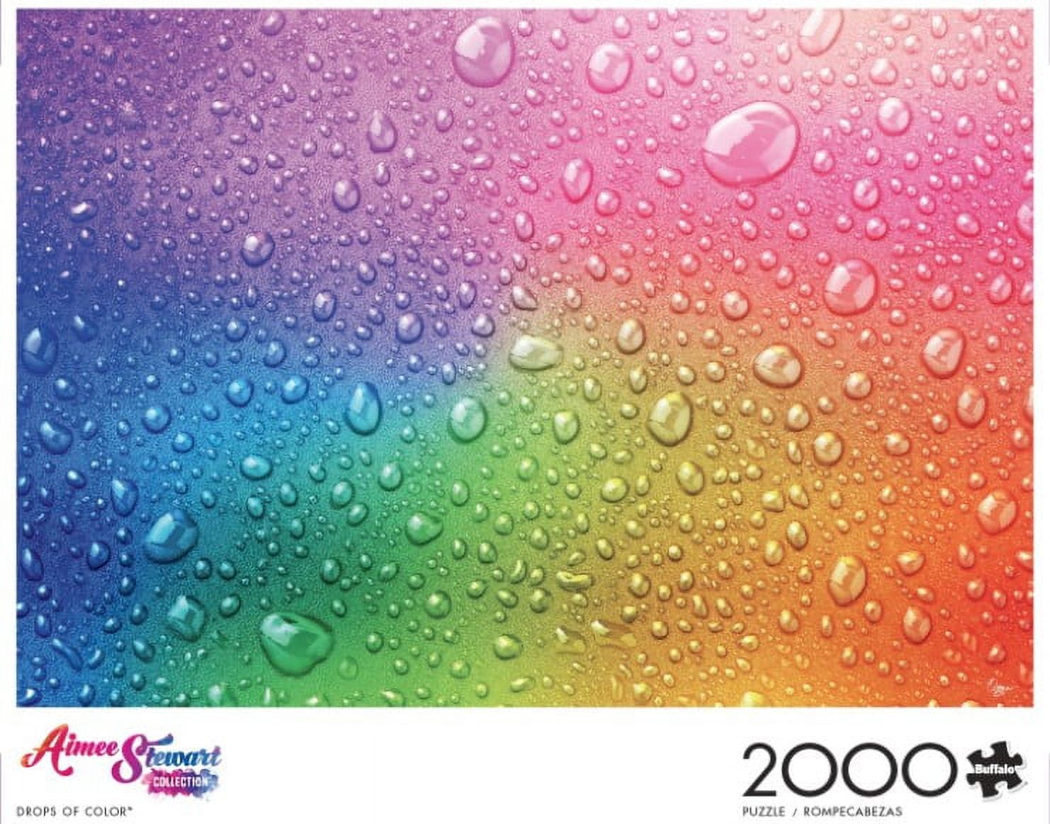 Buffalo Games 2000-Piece Aimee Stewart Drops of Color Interlocking Jigsaw Puzzle