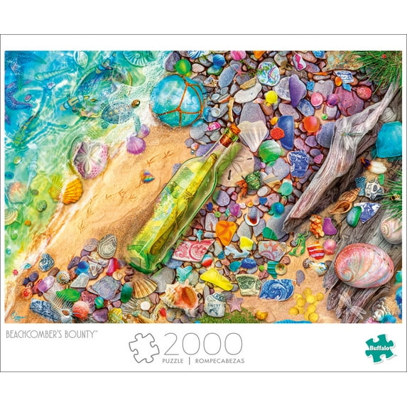 Buffalo Games 2000-Piece Beachcombers Bounty Interlocking Jigsaw Puzzle