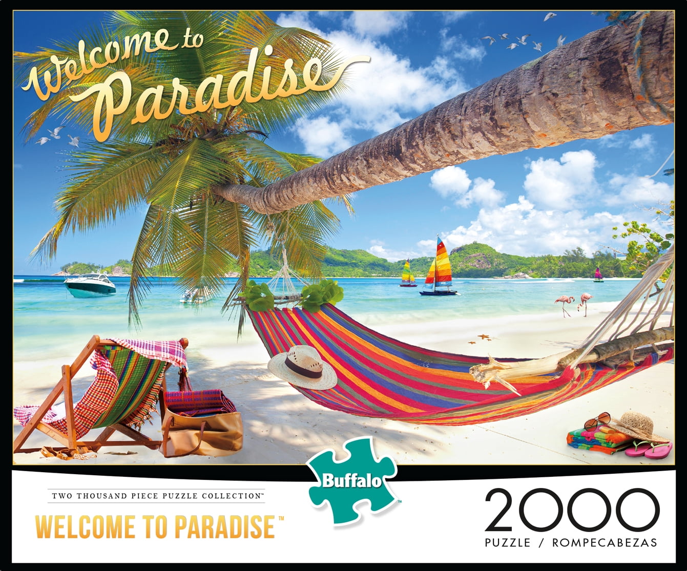 Buffalo Games 2000-Piece Collection Welcome to Paradise Jigsaw Puzzle