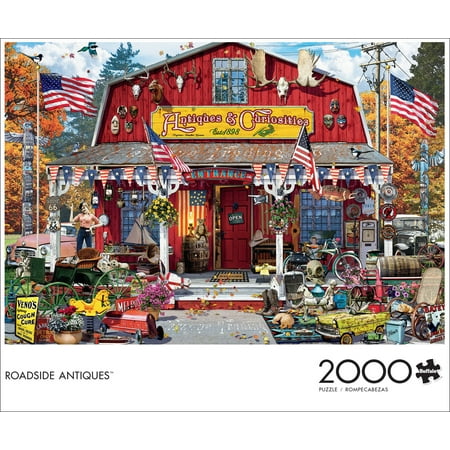 Buffalo Games 2000-Piece Roadside Antiques Jigsaw Puzzle