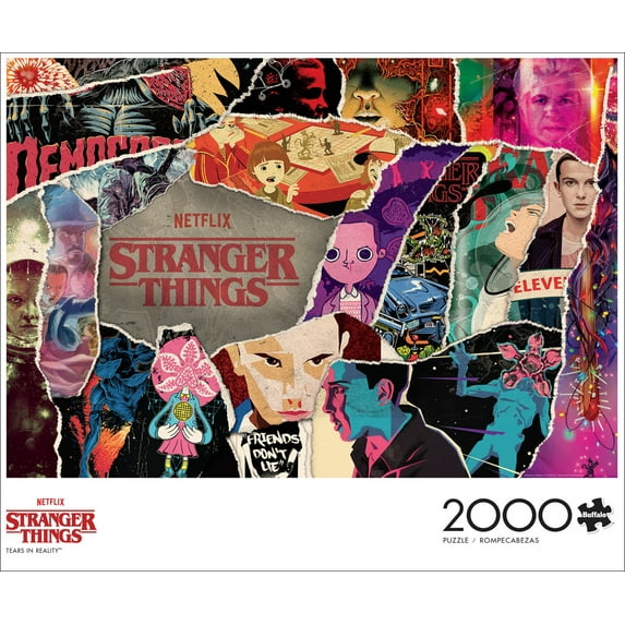 Buffalo Games 2000-Piece Stranger Things Tears in Reality Interlocking Jigsaw Puzzle