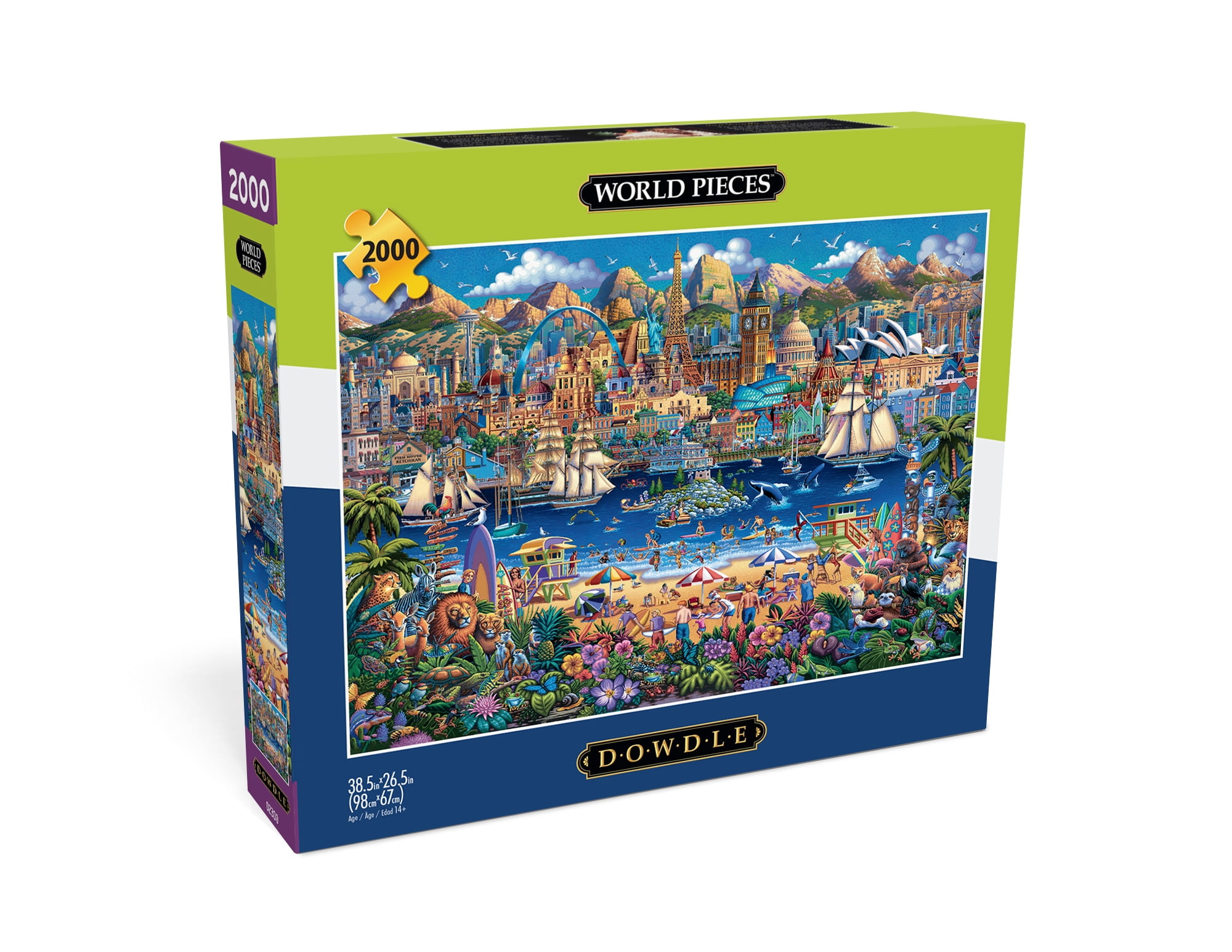 Free Shipping! Buffalo Games 2000-Piece Precision Jigsaw Puzzle