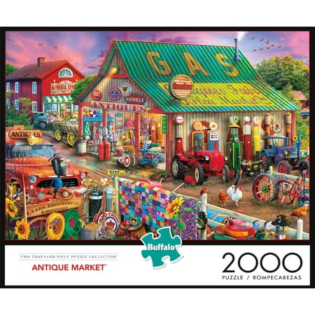 Buffalo Games 2100 - Antique Market - 2000 Piece Jigsaw Puzzle