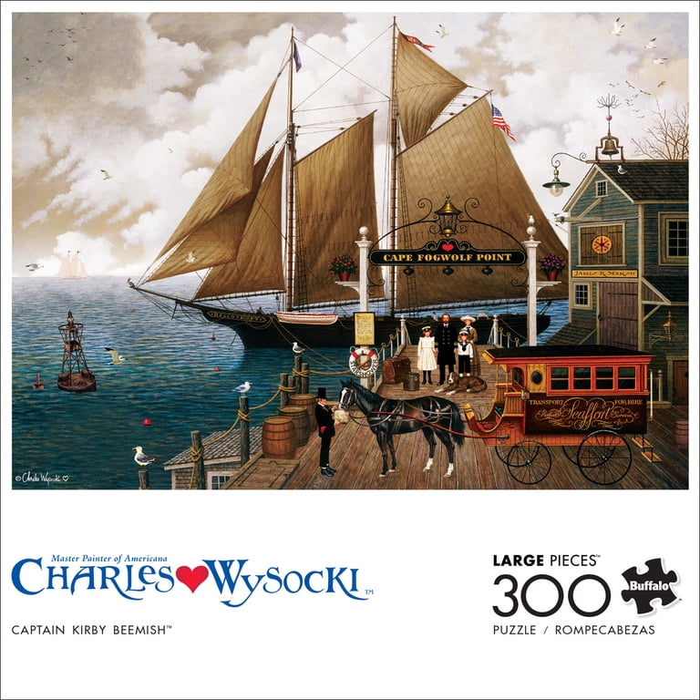 Buffalo Games 300-Piece Charles Wysocki Captain Kirby Beemish
