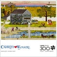 thumbnail image 1 of Buffalo Games 300-Piece Charles Wysocki Nantucket Flower Shop Interlocking Jigsaw Puzzle, 1 of 5