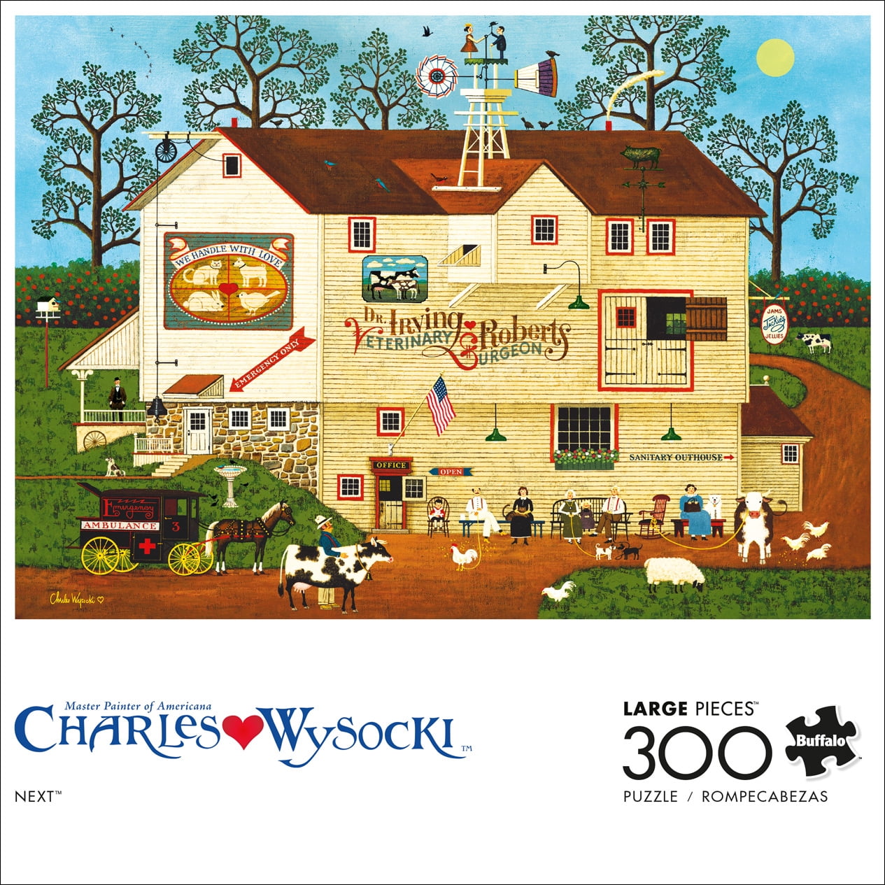 Buffalo Games 300-Piece Charles Wysocki Next! Jigsaw Puzzle