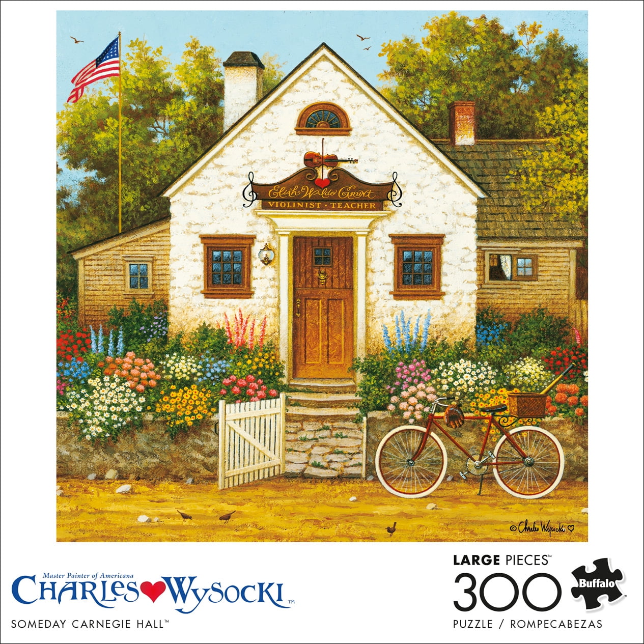 Buffalo Games 300-Piece Charles Wysocki Someday Carnegie Hall Interlocking Jigsaw Puzzle