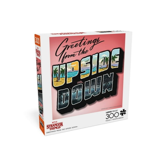 Buffalo Games 300-Piece Greetings From The Upside Down Interlocking Jigsaw Puzzle for Ages 14+