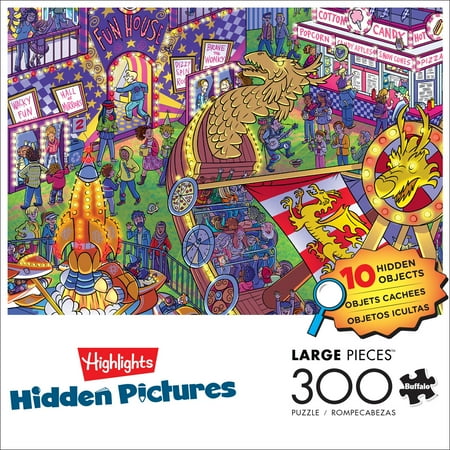 Buffalo Games 300-Piece Highlights Hidden Pictures Jigsaw Puzzle