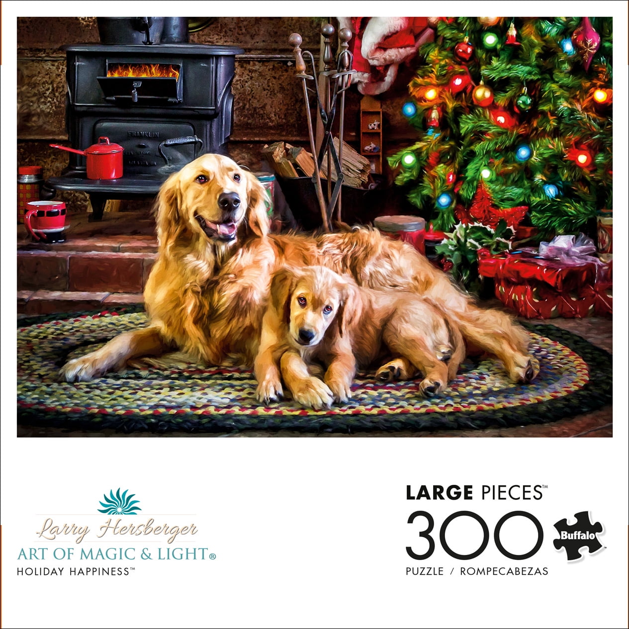 Buffalo Games 300-Piece Holiday Happiness Jigsaw Puzzle