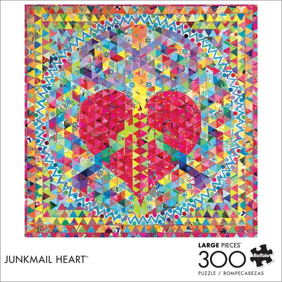 Buffalo Games 300-Piece Junkmail Heart Jigsaw Puzzle