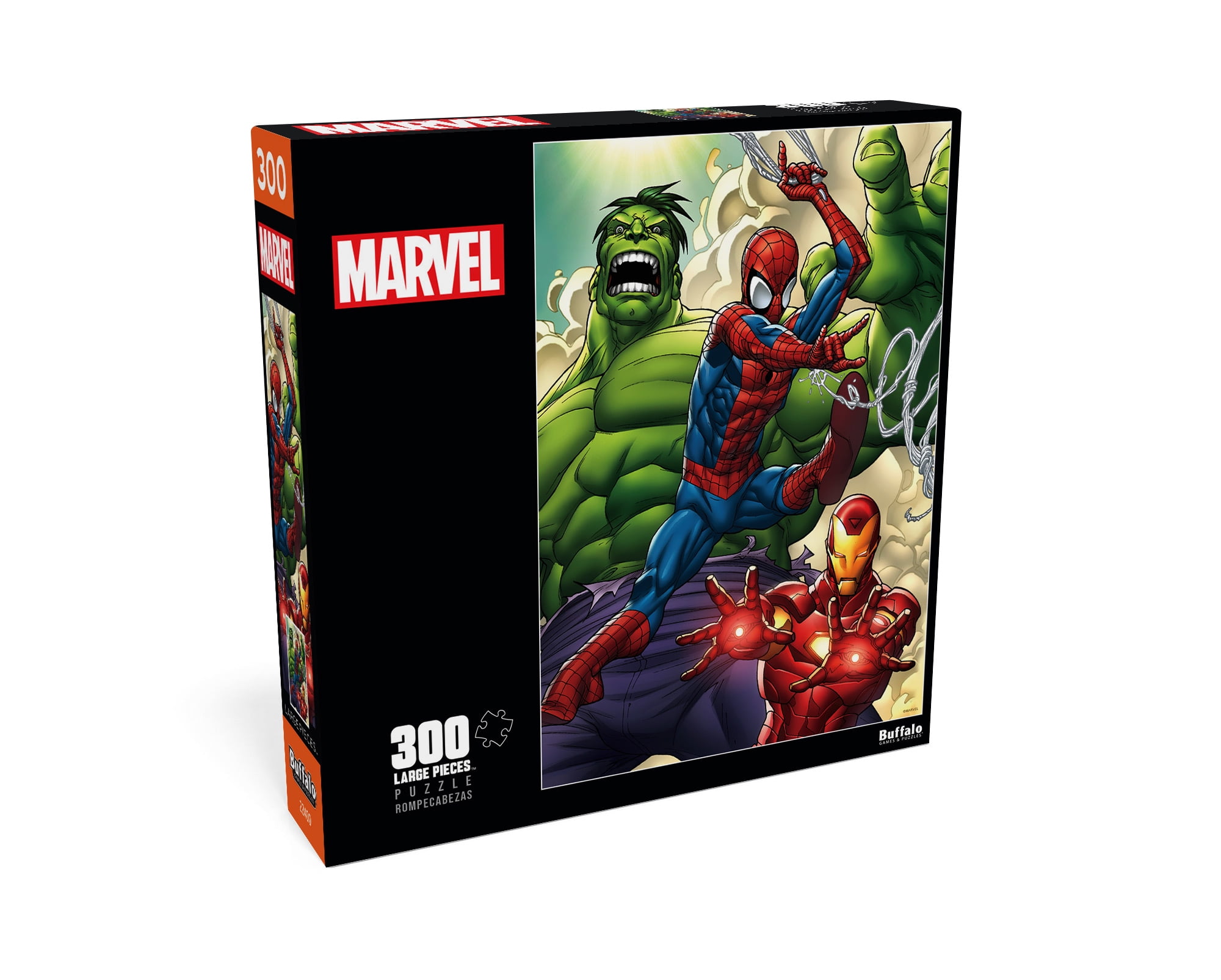 Buffalo Games 300-Piece Marvel Adventures Super Heroes 1 Adult Interlocking Jigsaw Puzzle