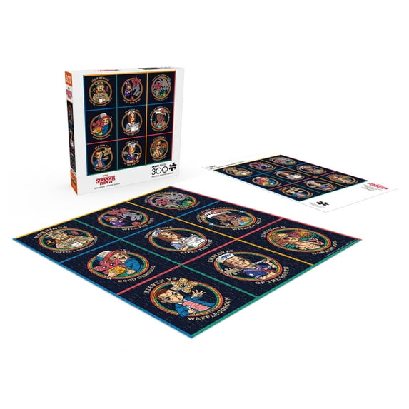 Buffalo Games 300-Piece Netflix Stranger Things Gang Interlocking Jigsaw Puzzle
