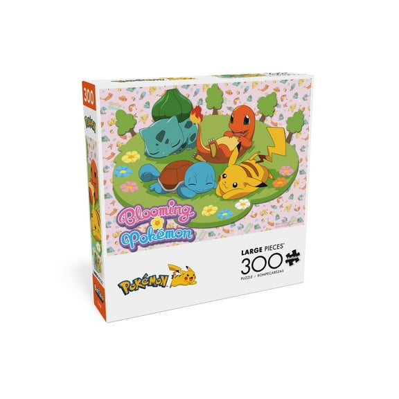 Buffalo Games 300-Piece Pokemon Blooming Pokemon Interlocking Jigsaw Puzzle