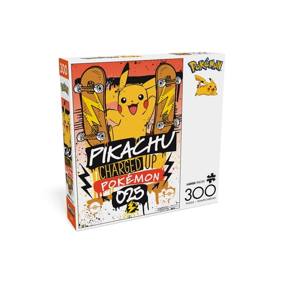 Buffalo Games 300-Piece Pokemon Charged Up Interlocking Jigsaw Puzzle