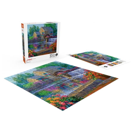 Buffalo Games 300-Piece Summer Mill Interlocking Jigsaw Puzzle