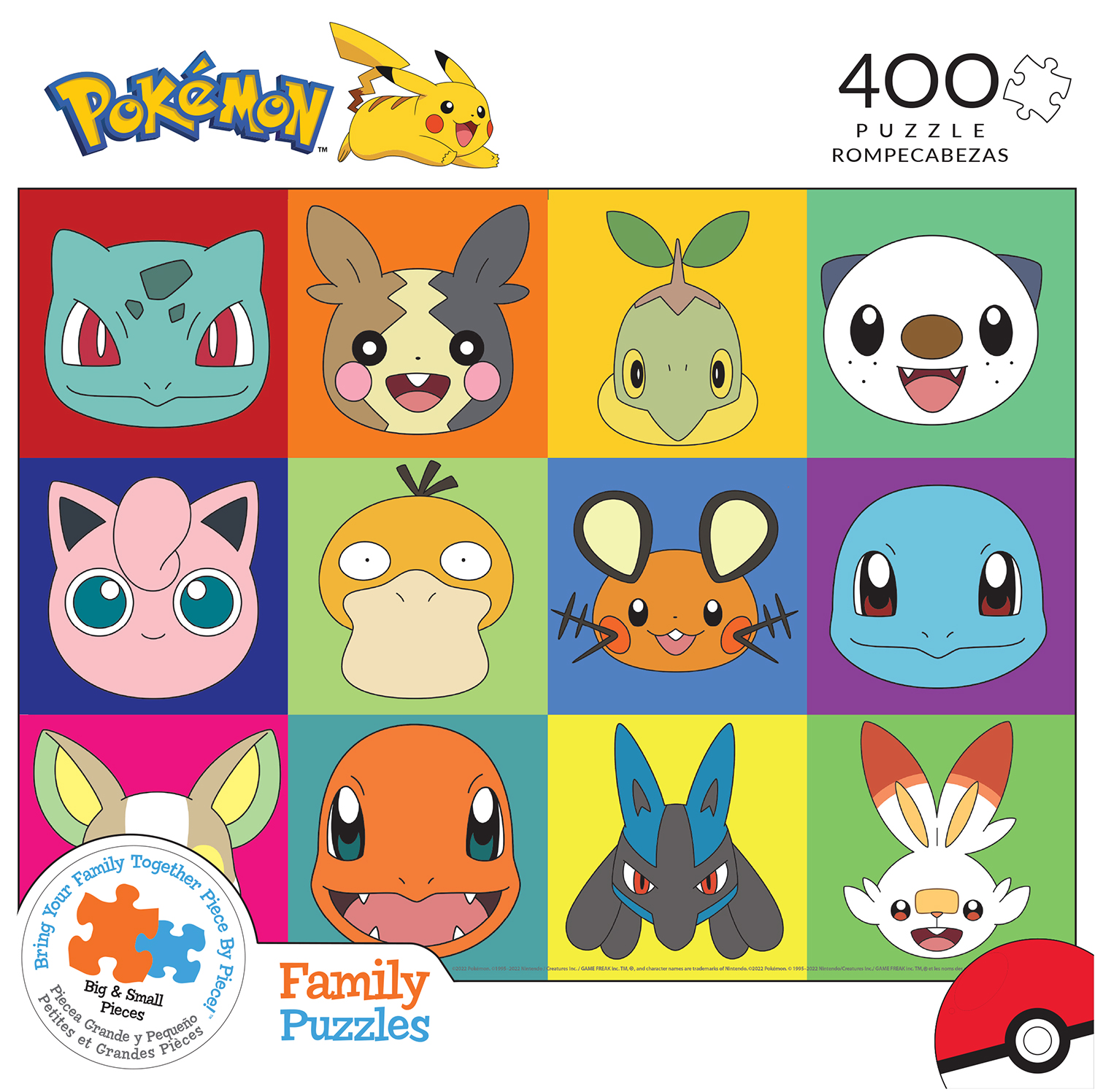Buffalo Games 400 Piece Pokemon Faces Jigsaw Puzzle Walmart