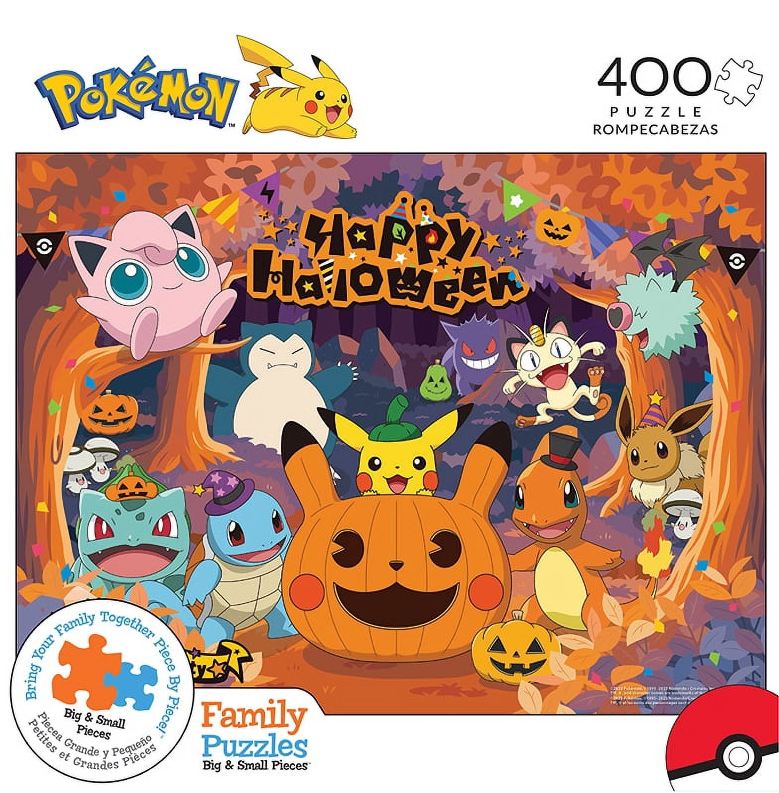 Buffalo Games 400-Piece Pokemon Halloween Interlocking Jigsaw