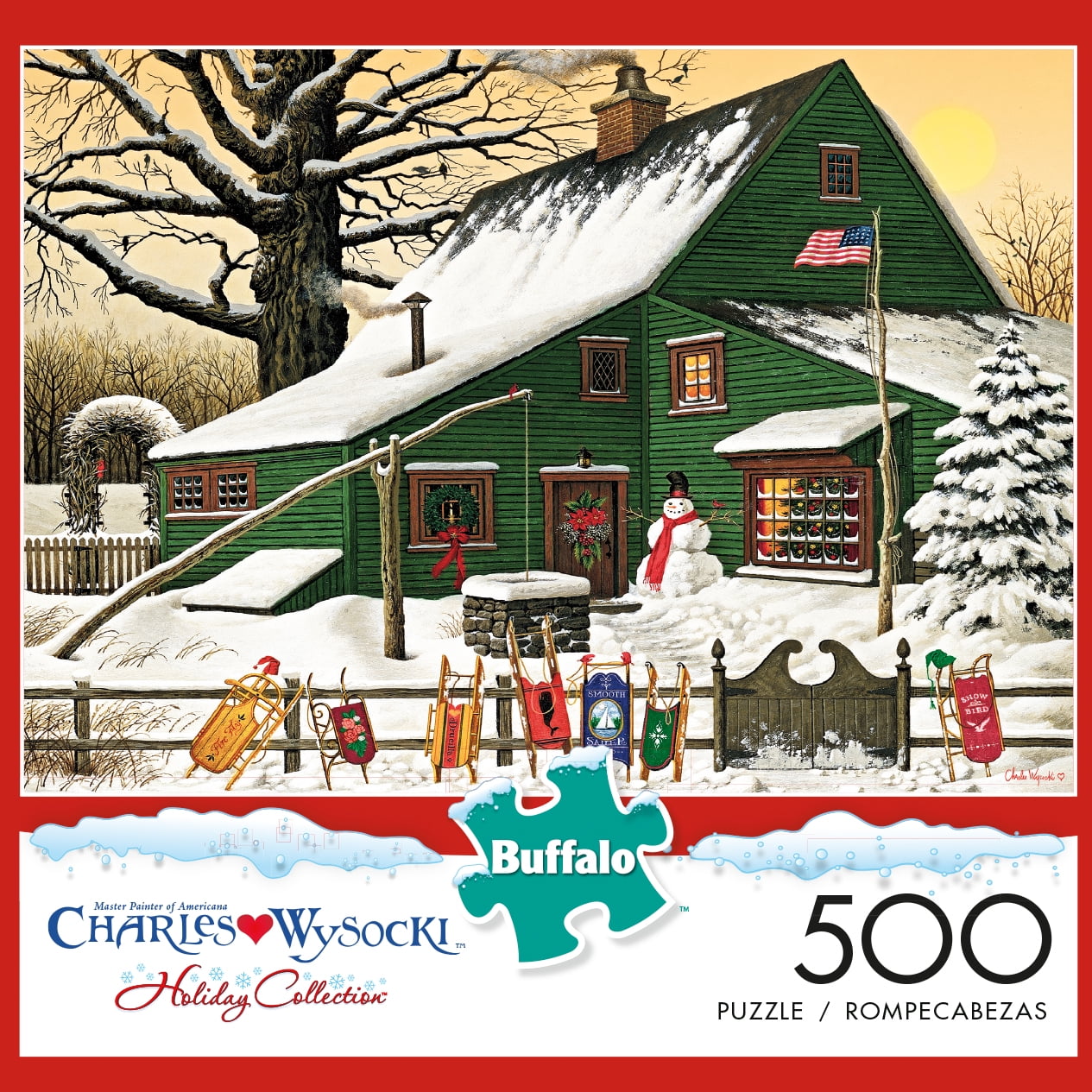 Buffalo Games - Americana Collection - Cocoa Break at the Copperfields - 500 Piece Jigsaw Puzzle