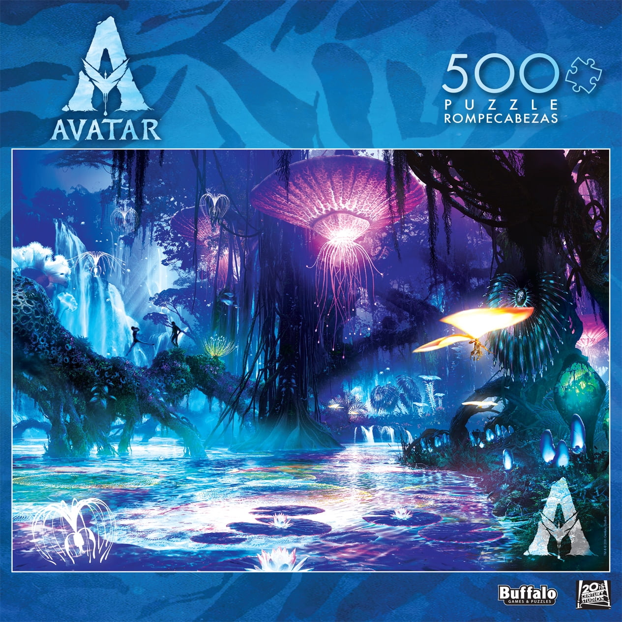 Buffalo Games 500-Piece Avatar Bioluminescent Rainforest Interlocking Jigsaw Puzzle
