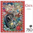 thumbnail image 1 of Buffalo Games 500-Piece Cats Christmas Cat-tastrophy Interlocking Jigsaw Puzzle, 1 of 5