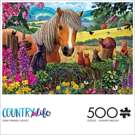 Buffalo Games 500-Piece Country Life Some Friendly Advice Jigsaw Puzzle