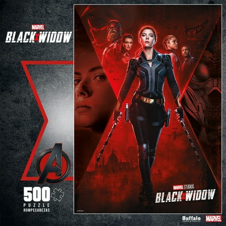 Buffalo Games 500-Piece Marvel Black Widow Jigsaw Puzzle