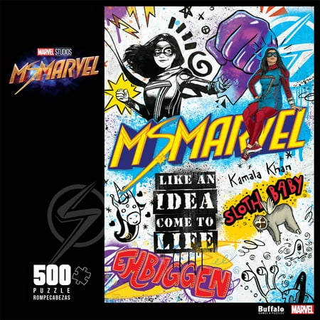 Buffalo Games 500-Piece Marvel Ms. Marvel Jigsaw Puzzle