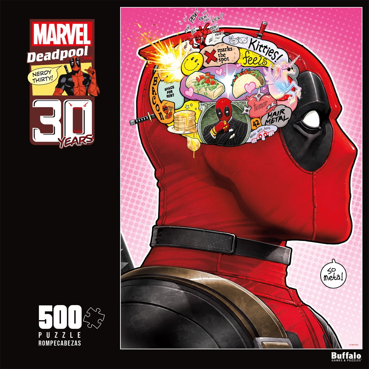 Buffalo Games 500-Piece Marvel So Meta Interlocking Jigsaw Puzzle