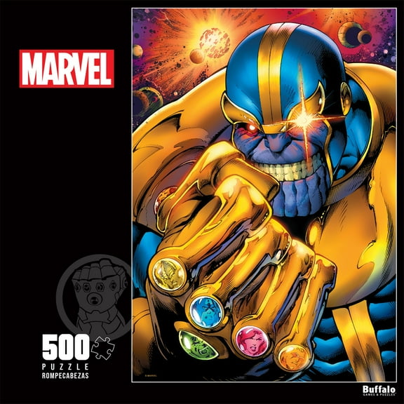 Buffalo Games 500-Piece Marvel Thanos Jigsaw Puzzle