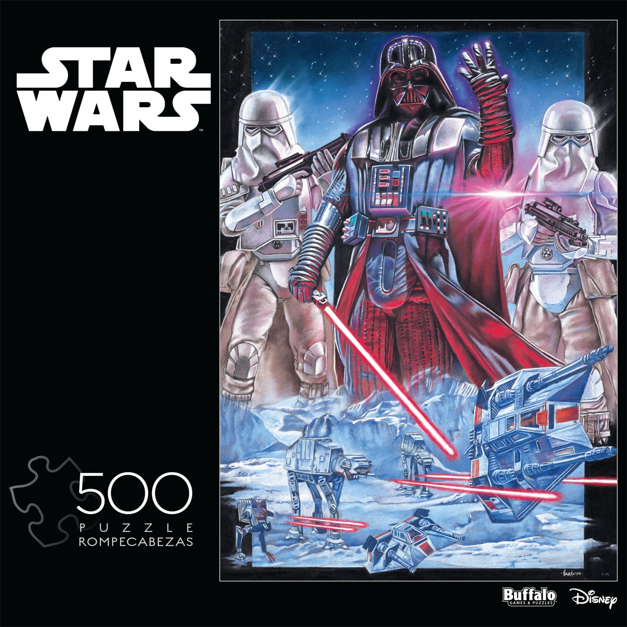 Buffalo Games 500-Piece Star Wars Vader at Hoth Interlocking Jigsaw Puzzle