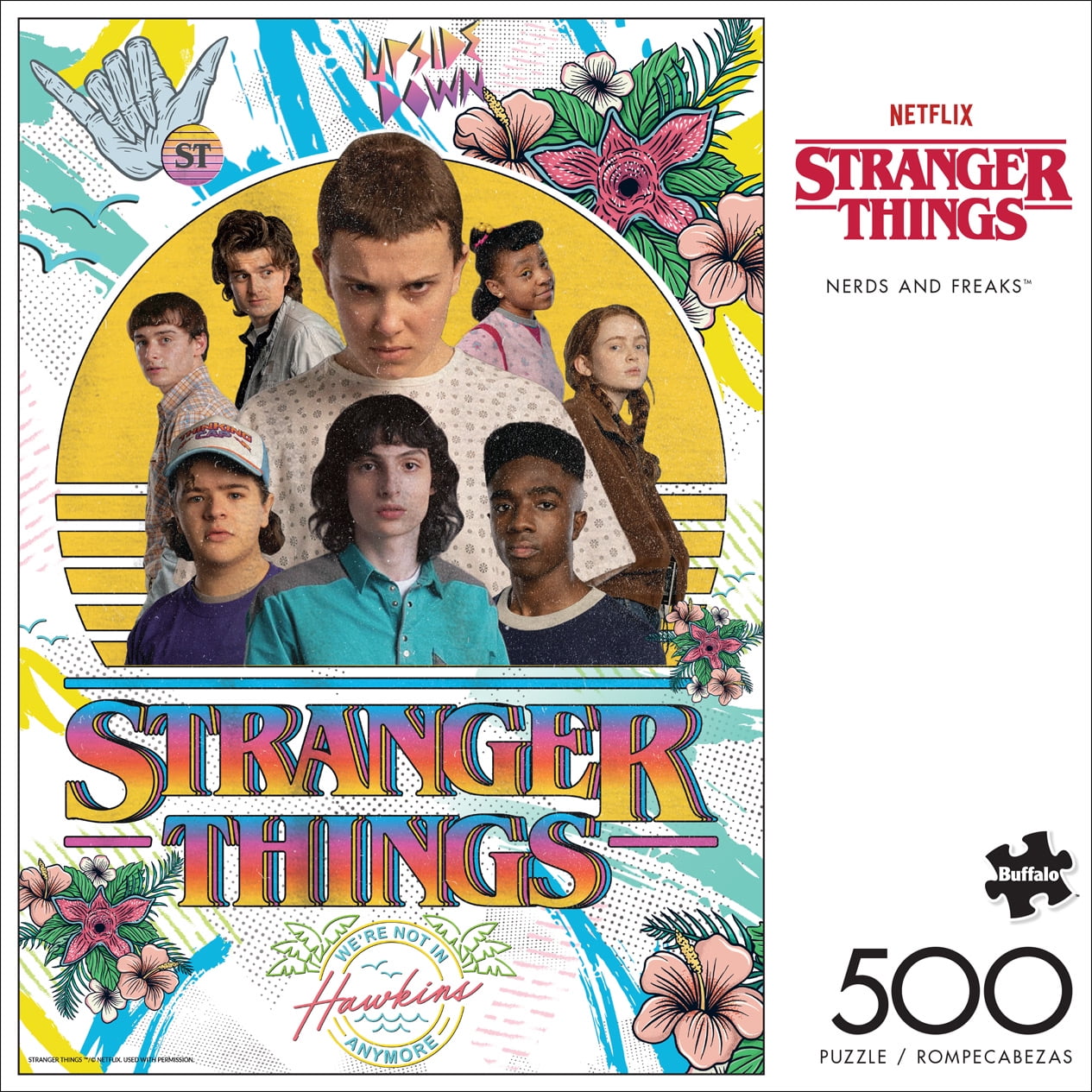 Buffalo Games 500-Piece Stranger Things Nerd and Freaks Jigsaw Puzzle ...