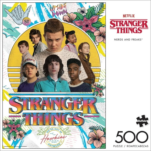 Buffalo Games 500-Piece Stranger Things Nerd and Freaks Jigsaw Puzzle