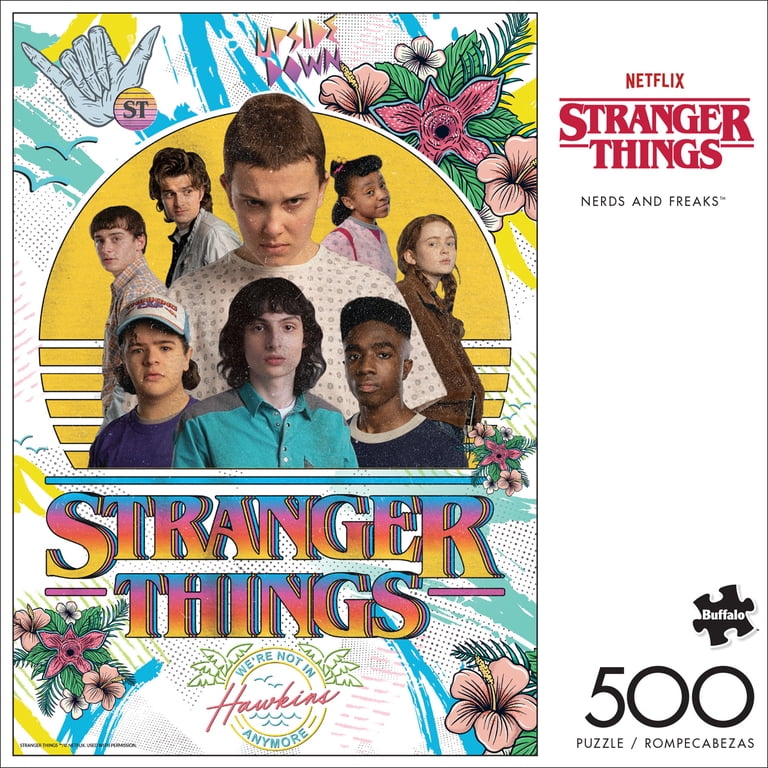 Buffalo Games 500-Piece Stranger Things Nerd and Freaks Jigsaw
