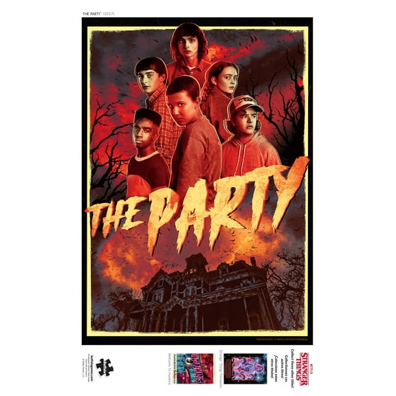 Buffalo Games 500-Piece Stranger Things The Party Jigsaw Puzzle