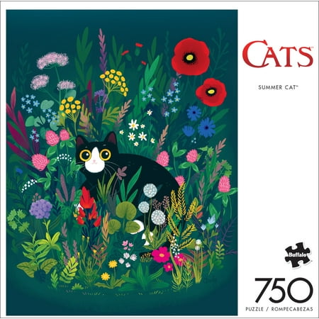 Buffalo Games 750-Piece Cats Summer Cat Jigsaw Puzzle