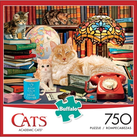 Buffalo Games Academic Cats 750 Pieces Jigsaw Puzzle