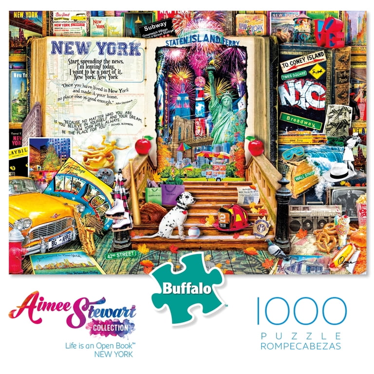 Buffalo Games Aimee Stewart Collection Life is an Open Book New