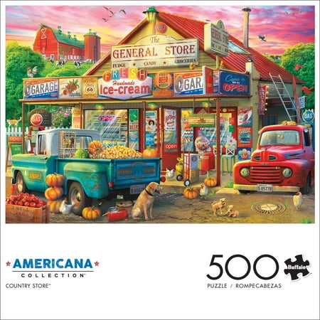 Buffalo Games - Americana Collection - Country Store - 500 Piece Jigsaw Puzzle
