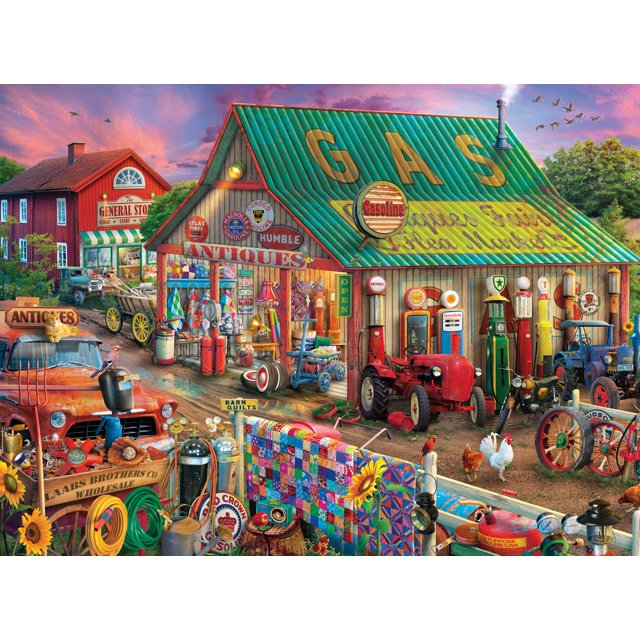 Buffalo Games Antique OIF8 Market 1000 Piece Jigsaw Puzzle