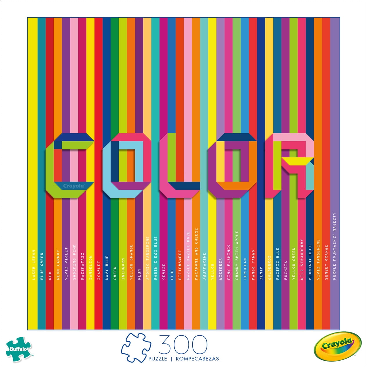 Buffalo Games 300-Piece Art of Play Collection Colorful Crayola Jigsaw Puzzle