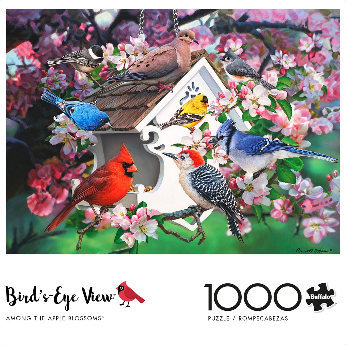 Buffalo Games - Birds Eye View - Among the Apple Blossoms - 1000 Piece Jigsaw Puzzle